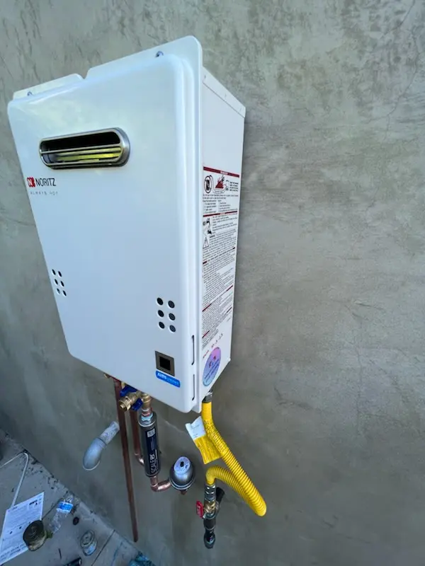 Tankless water heater installation for Westford Station homes